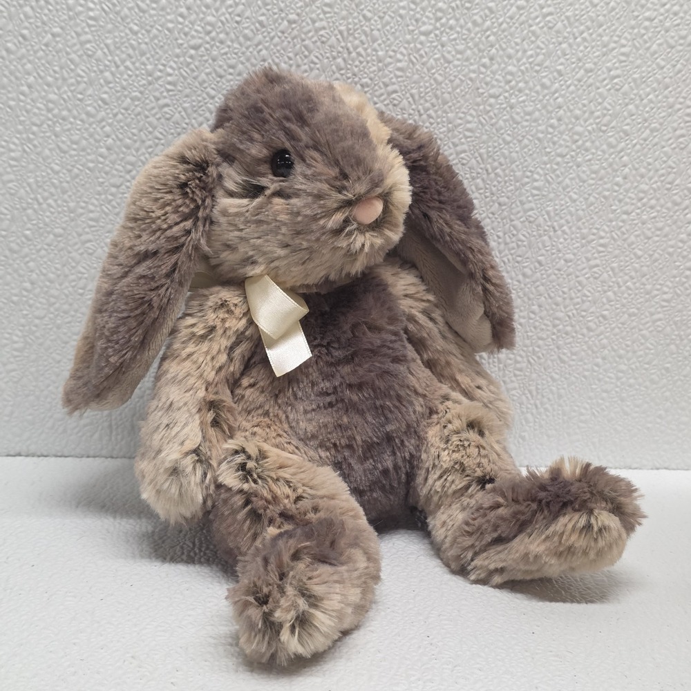 Douglas #14578 Cuddle Toy Bunny Rabbit Latte Deluxe Small Soft Floppy Fluffy